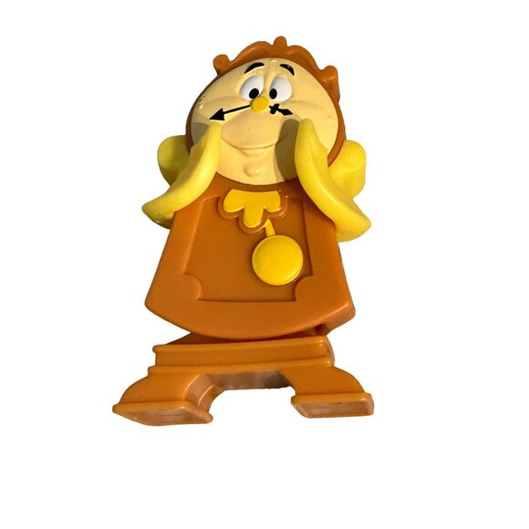 Disney Cogsworth Figure Beauty And The Beast Small McDonalds Happy Meal Toy - Picture 2 of 9